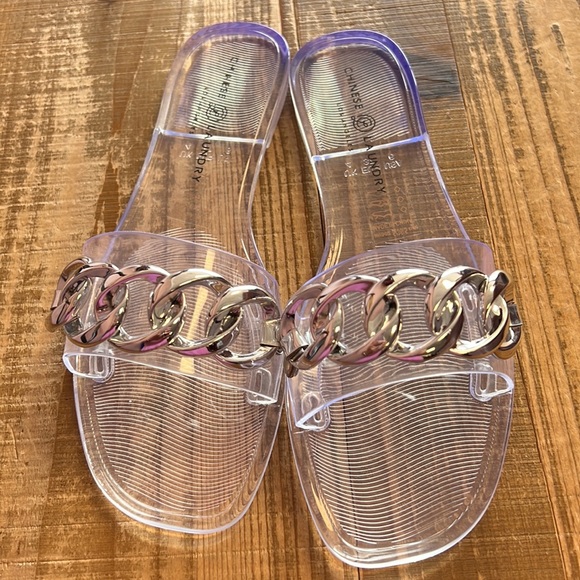 Clear and silver sandal - Picture 2 of 2